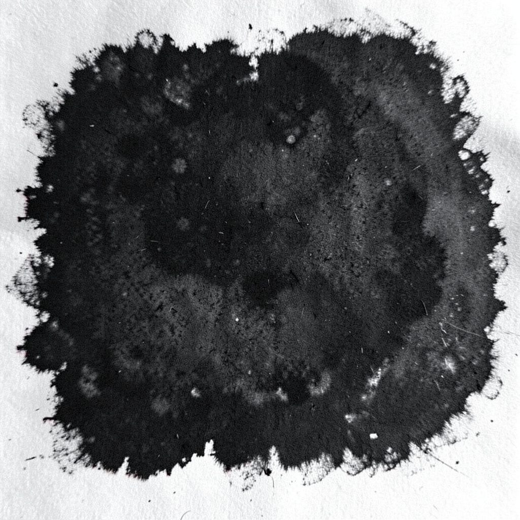 A dark monochrome sketch of stacked vape packages in shadow