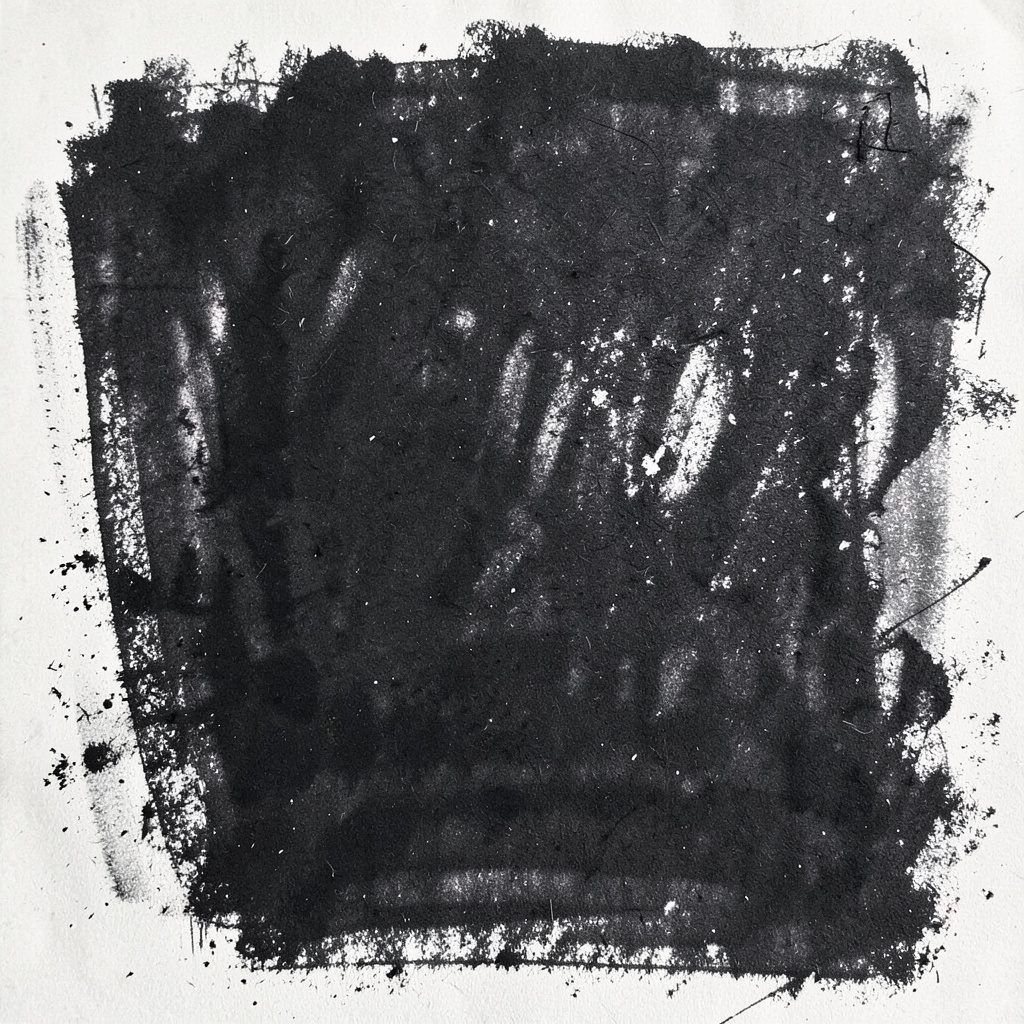 Bold charcoal drawing of a disposable vape device on a soft gray background, deep graphite shadows with a warm gold accent line beneath the mouthpiece, calm and moody.